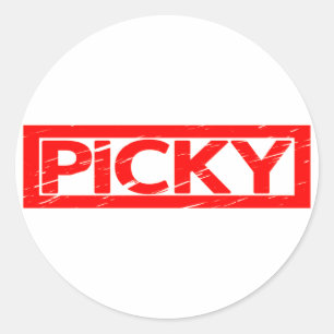 Picky Stamp Ronde Sticker