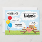 Picnenuitnodiging - Heldermooie dag Kaart (Voorkant)