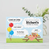 Picnenuitnodiging - Heldermooie dag Kaart (Staand voorkant)