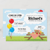 Picnenuitnodiging - Heldermooie dag Kaart (Voorkant / Achterkant)