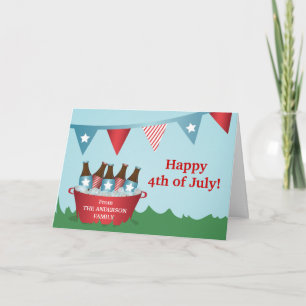 Picnic 4 juli Wenskaart Kaart