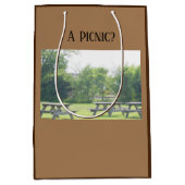 Picnic alleen maar voor mij, tas. medium cadeauzakje (Voorkant)