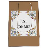 Picnic alleen maar voor mij, tas. medium cadeauzakje (Achterkant)