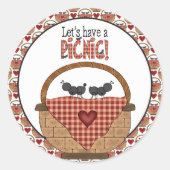 Picnic Ant Invitation sticker (Voorkant)