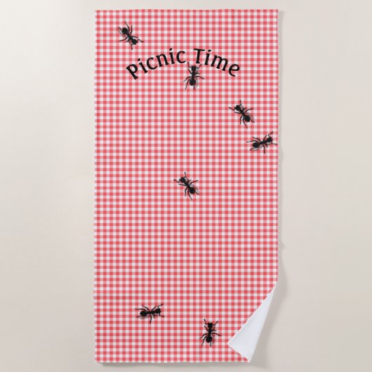 Picnic Ants Beach Towel Strandlaken (Voorkant)