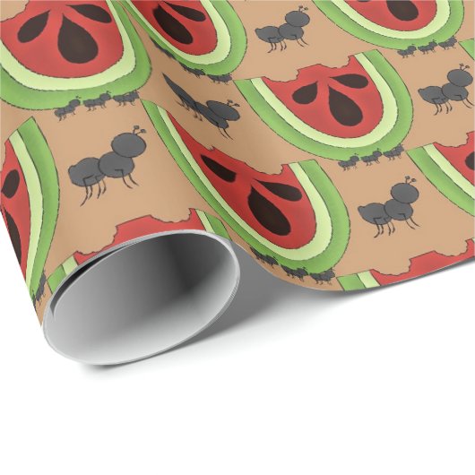 Picnic Ants Glossy wrapting paper Cadeaupapier (Rol Hoek)