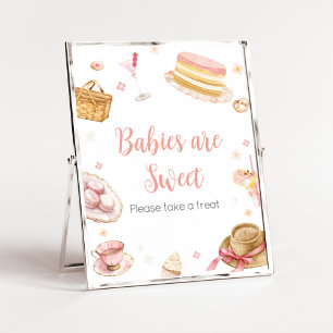 Picnic Baby Brunch Baby shower Baby's zijn zoet Poster
