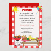 Picnic Barbecue Cookout Grilling Kaart (Voorkant / Achterkant)