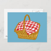 Picnic Basket Briefkaart (Voorkant / Achterkant)