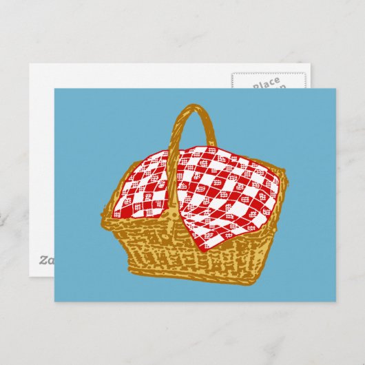 Picnic Basket Briefkaart (Voorkant / Achterkant)