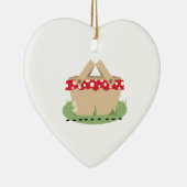 Picnic Basket Keramisch Ornament (Rechts)