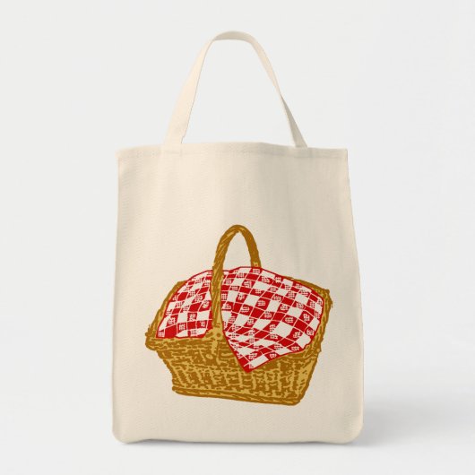 Picnic Basket Tote Bag (Voorkant)