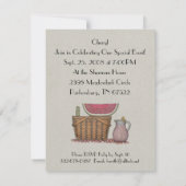 Picnic Basket & Watermeloen Kaart (Achterkant)