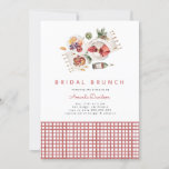 Picnic BBQ Red Pset Waterverf Bridal Brunch Kaart<br><div class="desc">Picnic BBQ Red Pset Waterverf Bridal Brunch InvitationBericht me voor de nodige aanpassingen.</div>