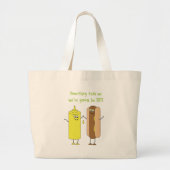 Picnic BFF Bag Grote Tote Bag (Voorkant)