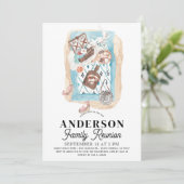 Picnic bij de Beach Family Reunion Kaart (Staand voorkant)