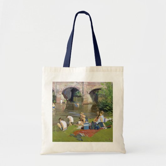Picnic bij de rivier de Winypool Tote Bag (Voorkant)