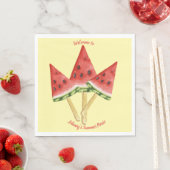 Picnic Borden - Water Melon Slices gepersonaliseer Servet (Insitu)