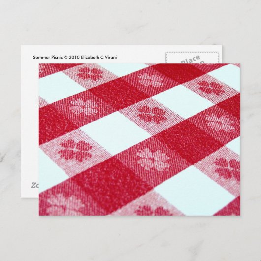 Picnic Briefkaart (Voorkant / Achterkant)