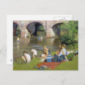 Picnic by the River Withypool Briefkaart (Voorkant / Achterkant)