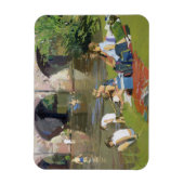 Picnic by the River Withypool Magneet (Verticaal)