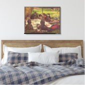 Picnic, c.1881-2 canvas afdruk (Insitu (Slaapkamer))