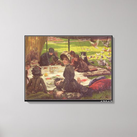Picnic, c.1881-2 canvas afdruk (Voorkant)