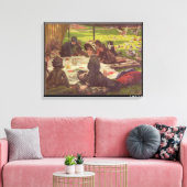Picnic, c.1881-2 canvas afdruk (Insitu (Woonkamer))
