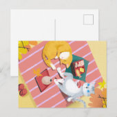Picnic Cats Briefkaart (Voorkant / Achterkant)