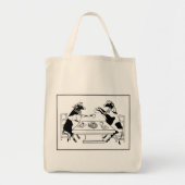 Picnic Cows Grocery Tas White (Voorkant)