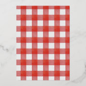 Picnic Crawfish Boil Seafood Party Verloving Folie Uitnodiging (Achterkant)