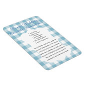 Picnic Cucumber Sandwich Recipe Magnet Magneet (Rechterzijde)