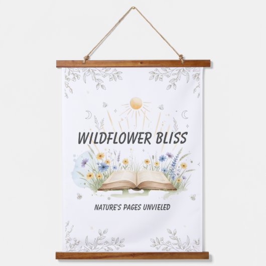 Picnic Day Flowers Tapestry Hangend Wandkleed (Voorkant)