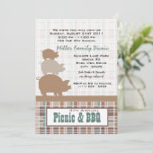 Picnic en BBQ Kaart (Staand voorkant)