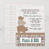 Picnic en BBQ Kaart (Voorkant / Achterkant)