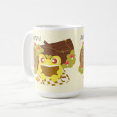 Picnic Frog leest een boek Koffiemok (Voorkant links)