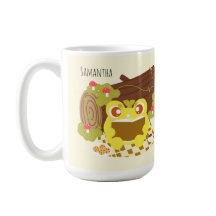 Picnic Frog leest een boek