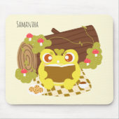 Picnic Frog leest een boek Muismat (Voorkant)