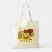 Picnic Frog leest een boek Tote Bag (Achterkant)