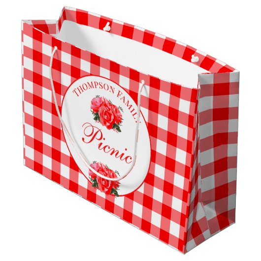 Picnic Groot Cadeauzakje (Achterkant Gekanteld)