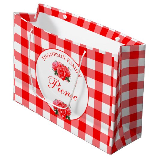Picnic Groot Cadeauzakje (Voorkant Gekanteld)