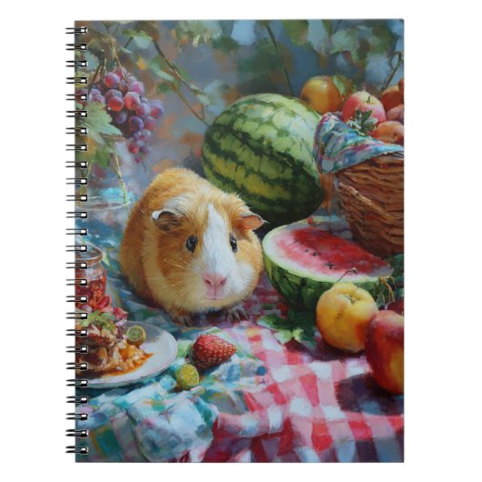 Picnic Guinea Pig Notitieboek (Voorkant)