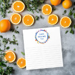 Picnic Illustration CUSTOM boodschappenlijstje Notitieblok<br><div class="desc">Maak uw boodschappenlijstjes in stijl met dit aanpasbare boodschappenlijstje, maaltijdplanning of to-do list notitieblok. Klik op "personaliseren" om aan te passen met jouw namen of tekst toe te voegen aan uw behoeften. Bewaar of verwijder de regels ook door op de groep te klikken en te verwijderen. Check mijn shop voor...</div>