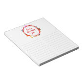 Picnic Illustration CUSTOM Grocery Shopping List Notitieblok (Schuin)