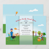 Picnic in de serie van Park Kaart (Voorkant / Achterkant)