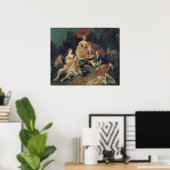 Picnic in een Park Poster (Thuiskantoor)