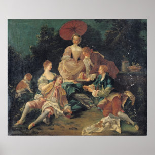 Picnic in een Park Poster