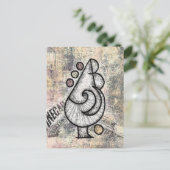 Picnic in februari Briefkaart (Staand voorkant)