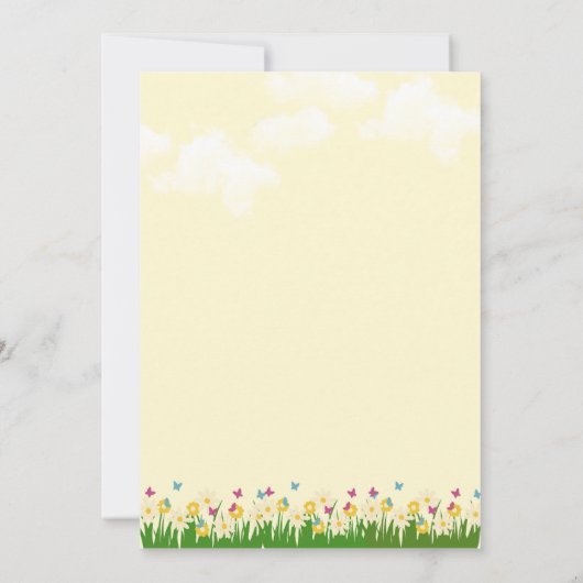 Picnic in het Park Birthday Party Kaart (Achterkant)