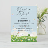 Picnic in het Park Birthday Party Kaart (Staand voorkant)